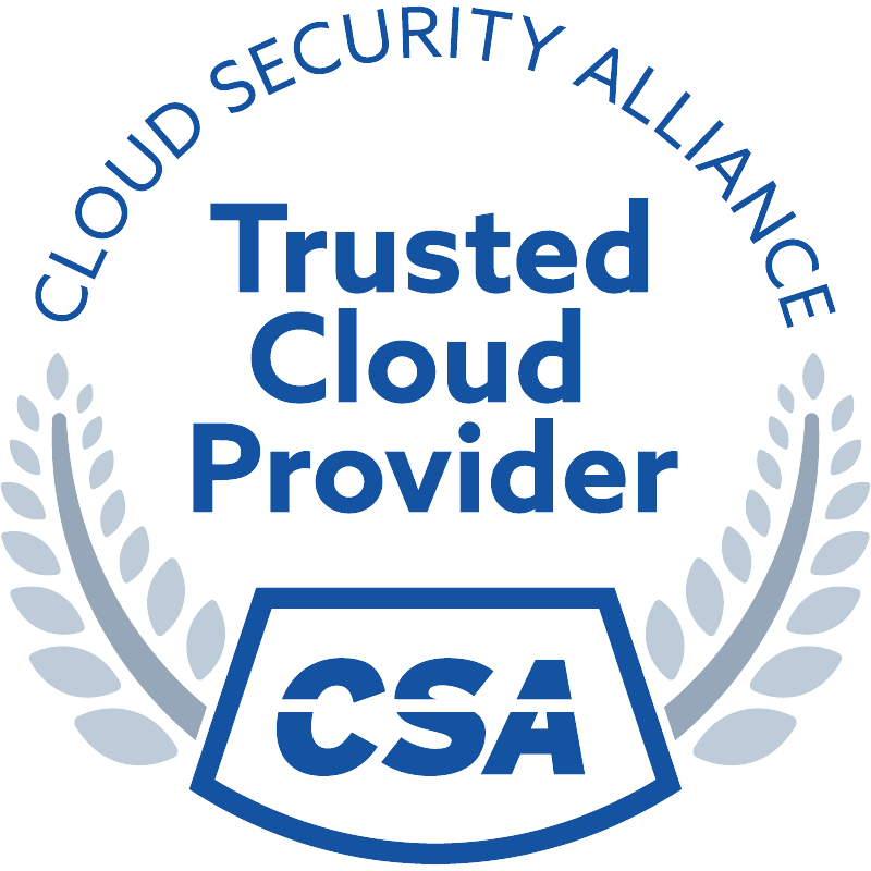 CSA Trusted Cloud Provider Badge CSA Trusted Cloud Provider Badge
